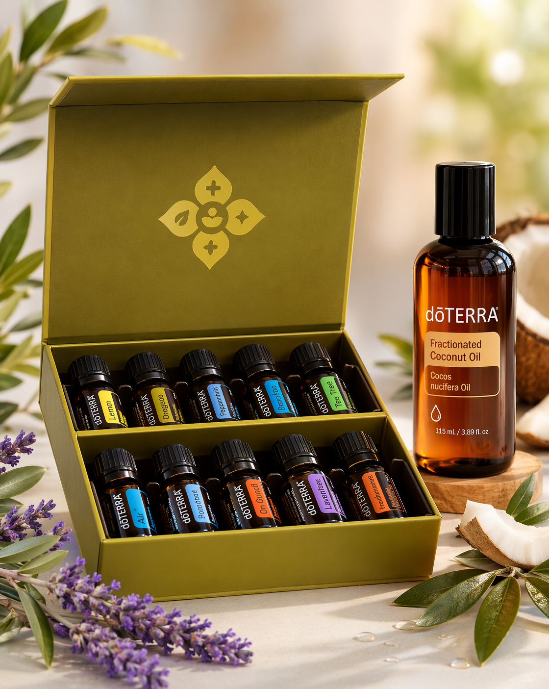 Kit Family Doterra et huile de coco